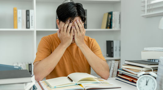 Students having Study Anxiety