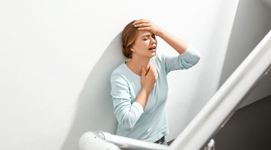 Woman Having Panic Attack