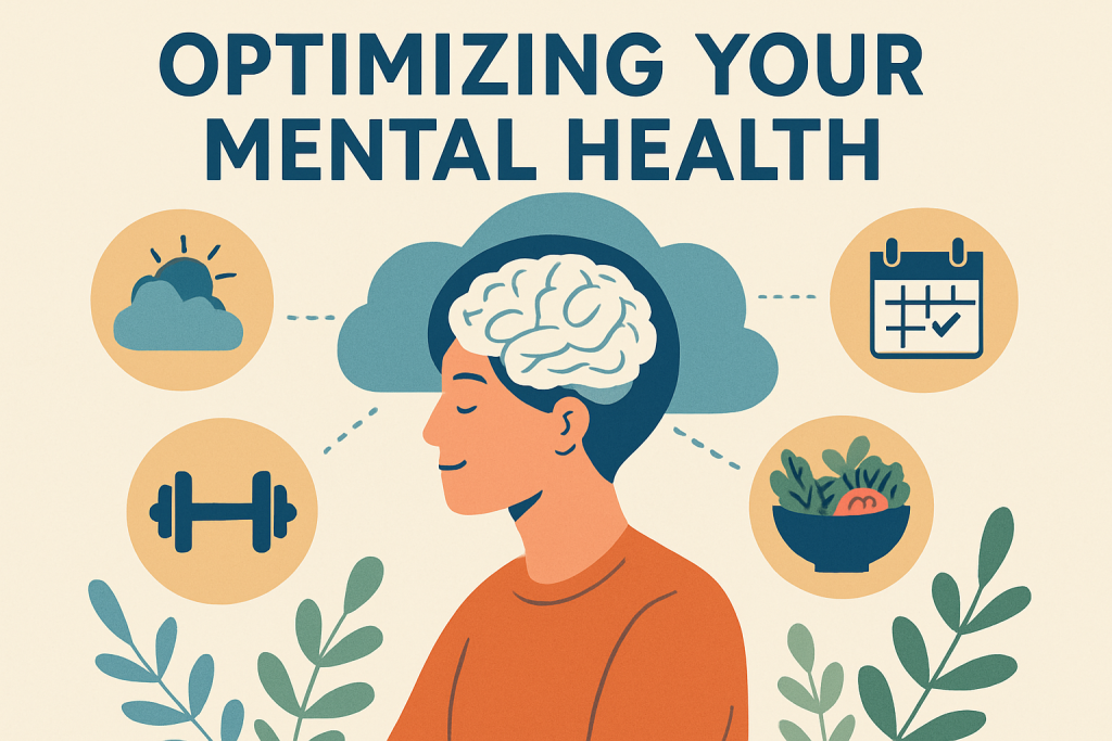 optimizing your mental health illustration