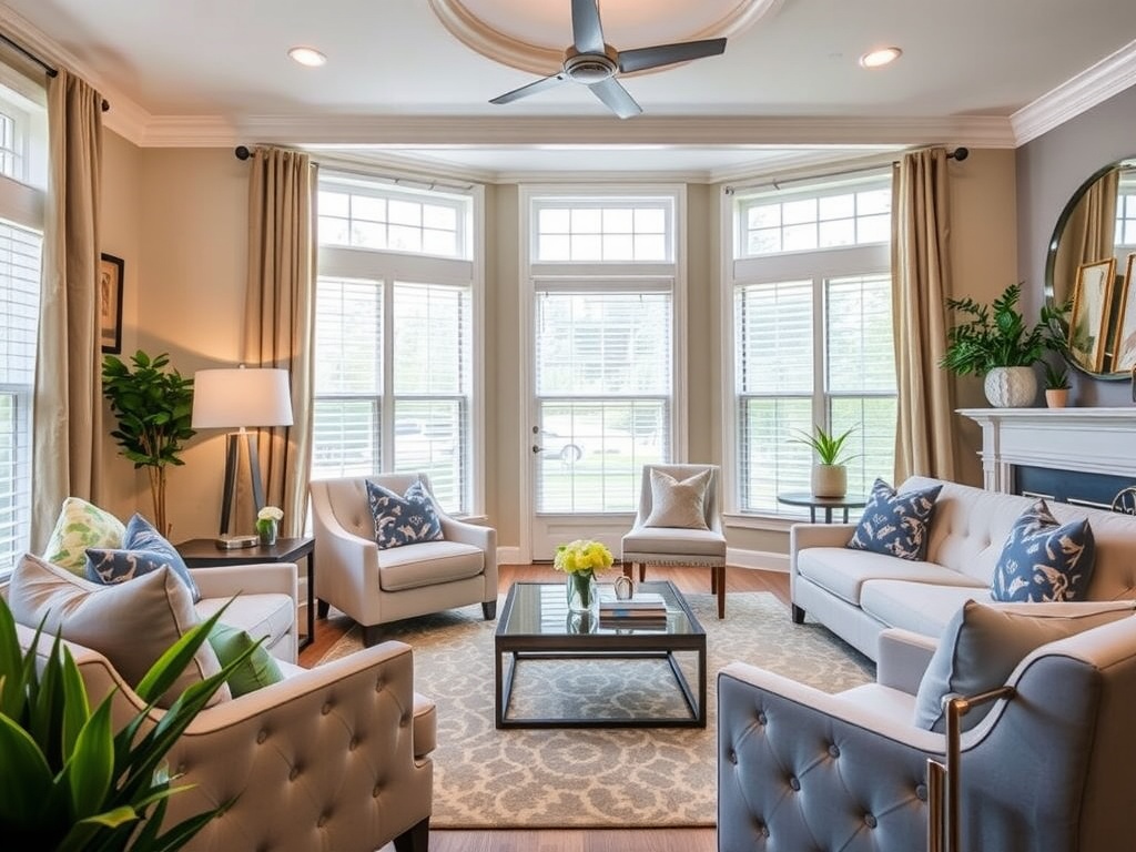 moving to a luxury transitional living home